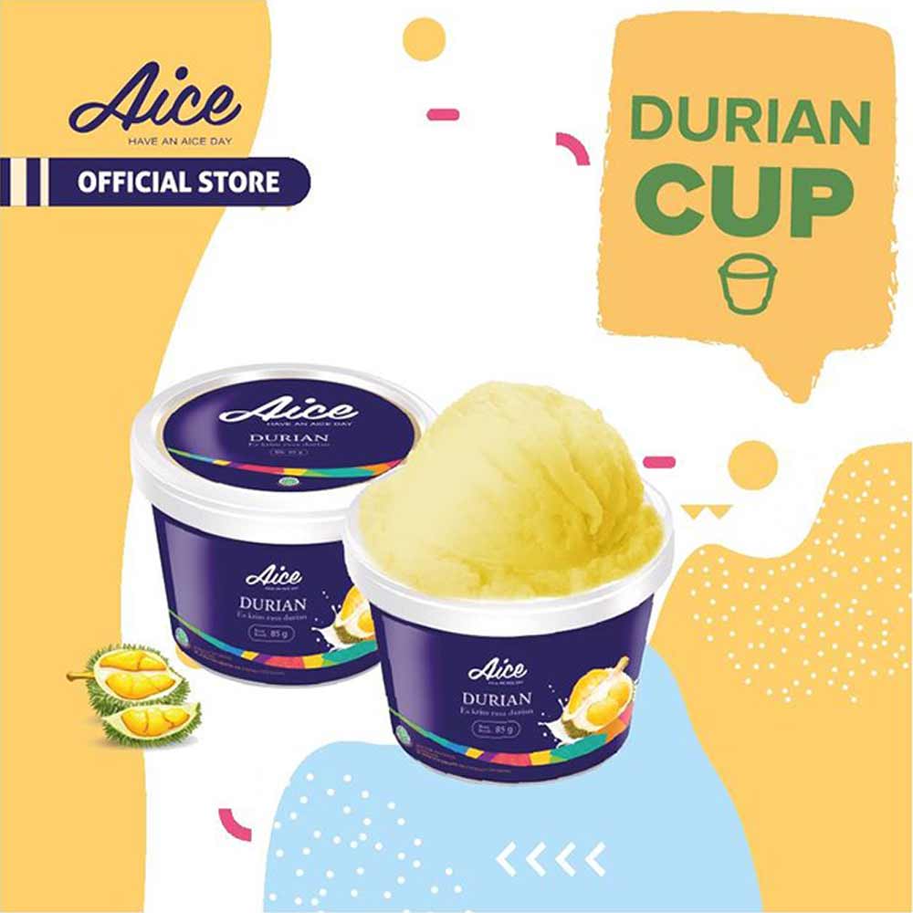 AICE CUP DURIAN 85G