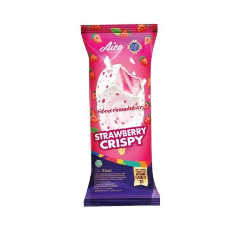 AICE STRAWBERRY CRISPY 90 GR