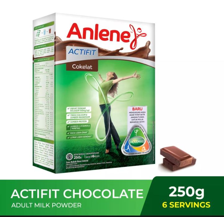ANLENE ACTIFIT COKLAT 250GR