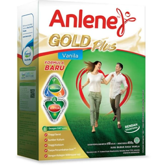 ANLENE GOLD PLUS VANILA 650 G
