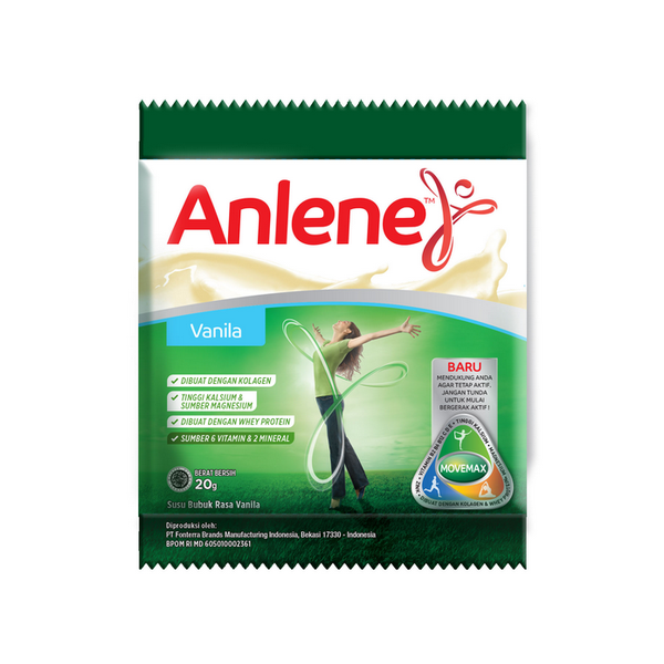ANLENE SACHET VANILA 20G