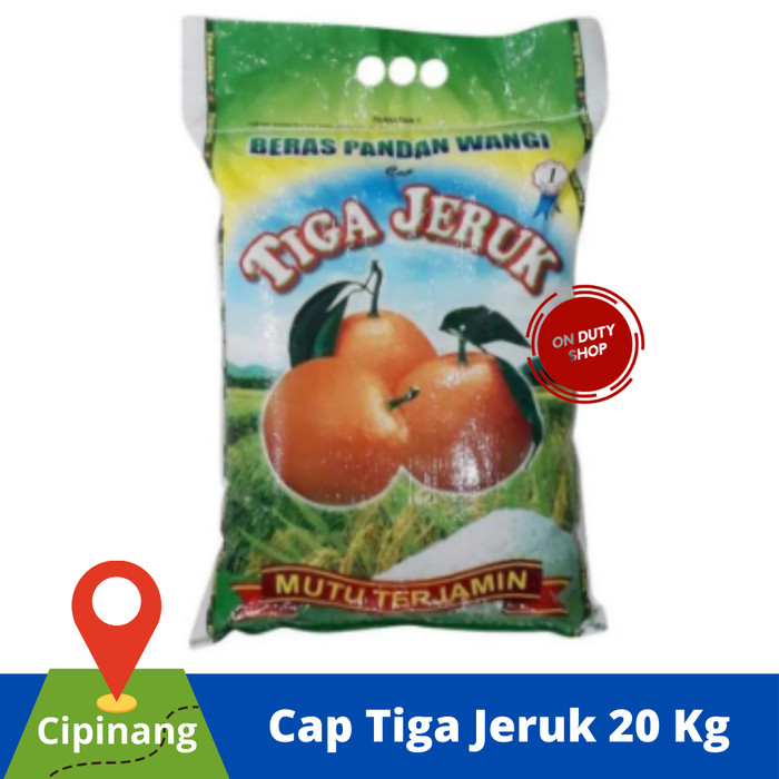 BERAS TIGA JERUK PANDAN WANGI 20 KG ( JOICE )