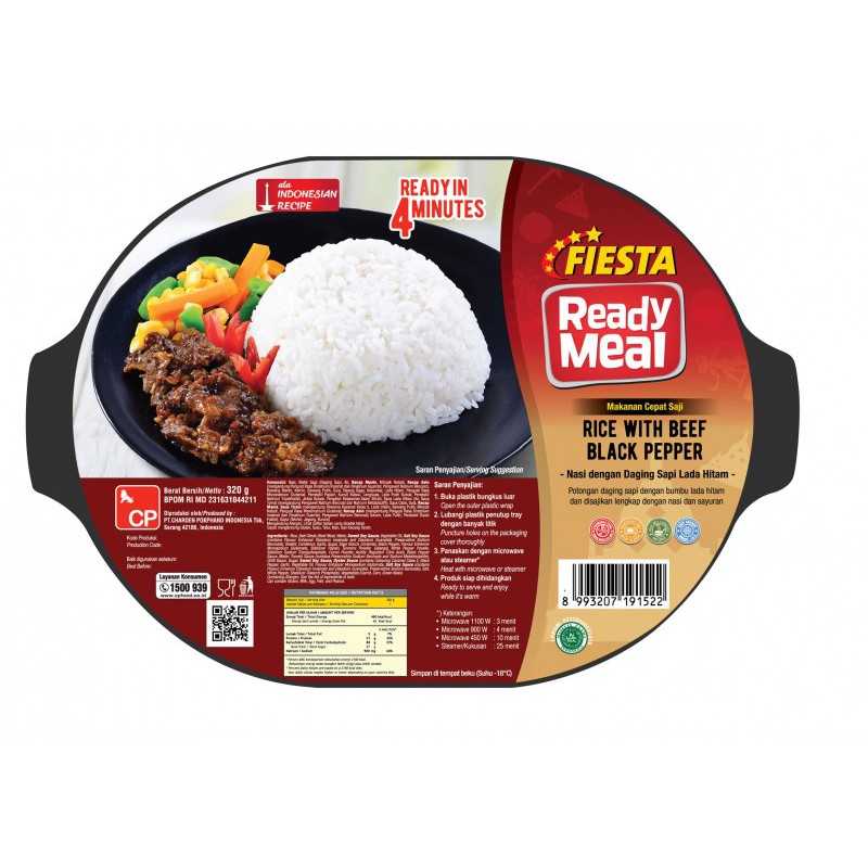 FIESTA READY MEAL BLACK PAPER