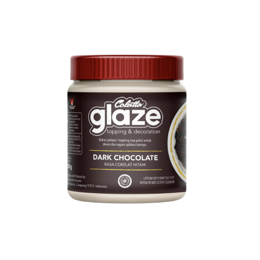 GLAZE DARK CHOCLATE 250GR