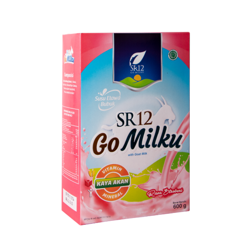 GO MILKU STRAWBERRY 600GR