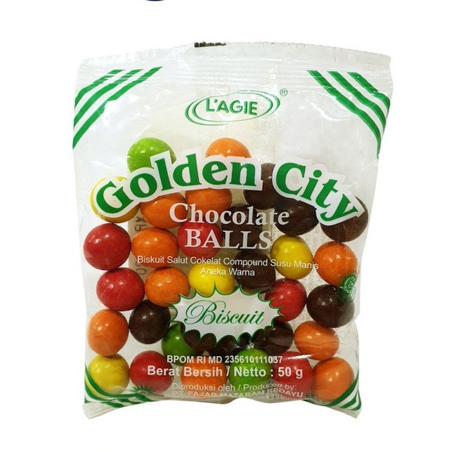 GOLDEN BALL WARNA 50GR