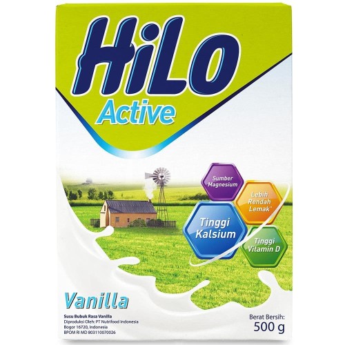 HILO ACTIVE VANILLA 500G