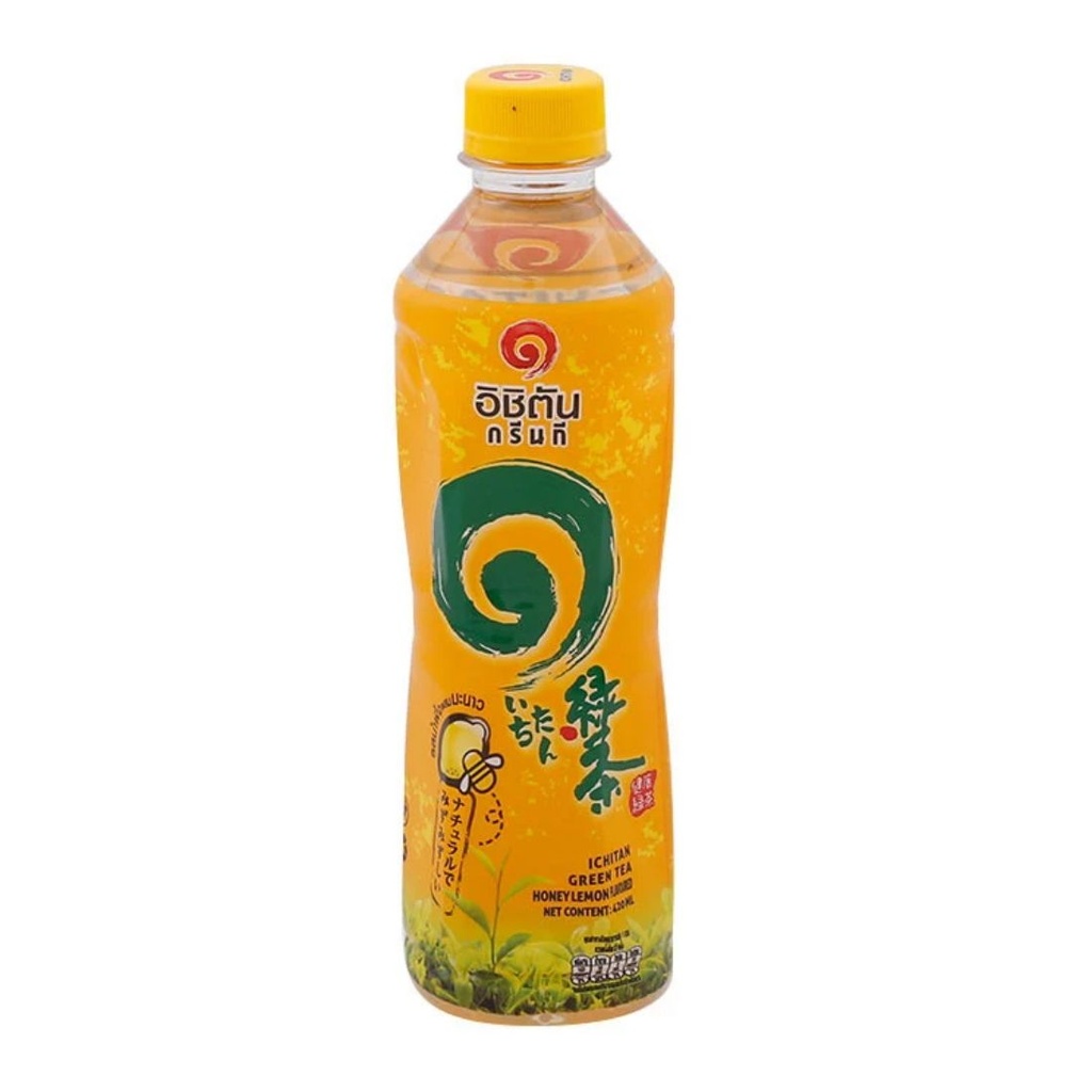 ICHITAN GREENTEA HONEYLEMON 420ML