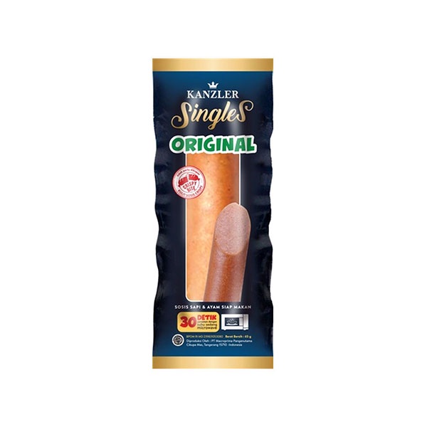 KANZLER SINGLES SOSIS 65 GR ORIGINAL
