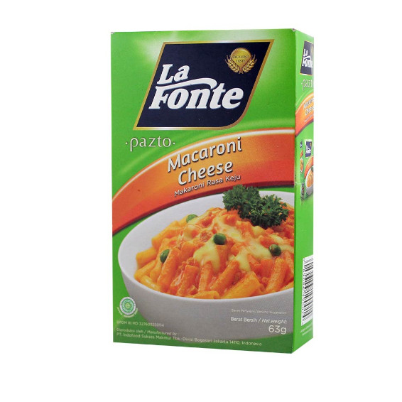 LAFONTE MACARONI CHESE 63GR