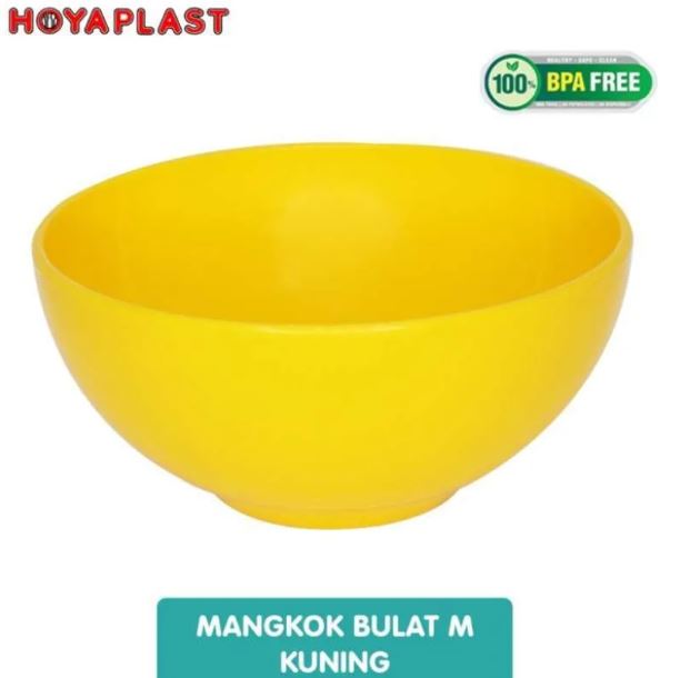 MANGKOK BULAT M KUNING