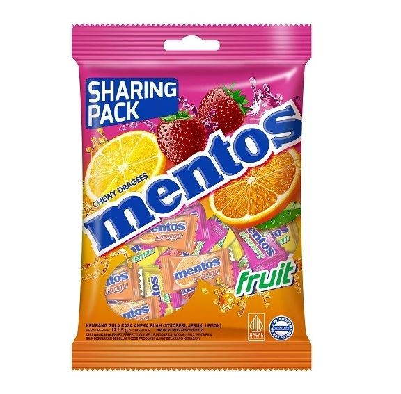 MENTOS FRUIT BAG 121.5GR