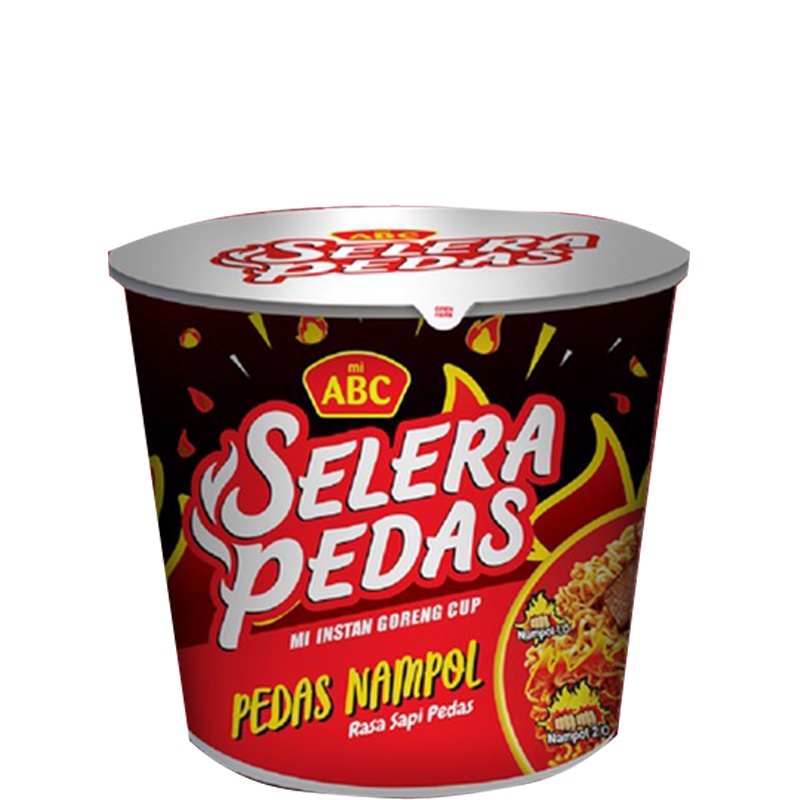 MIE CUP ABC PEDAS NAMPOL 80GR