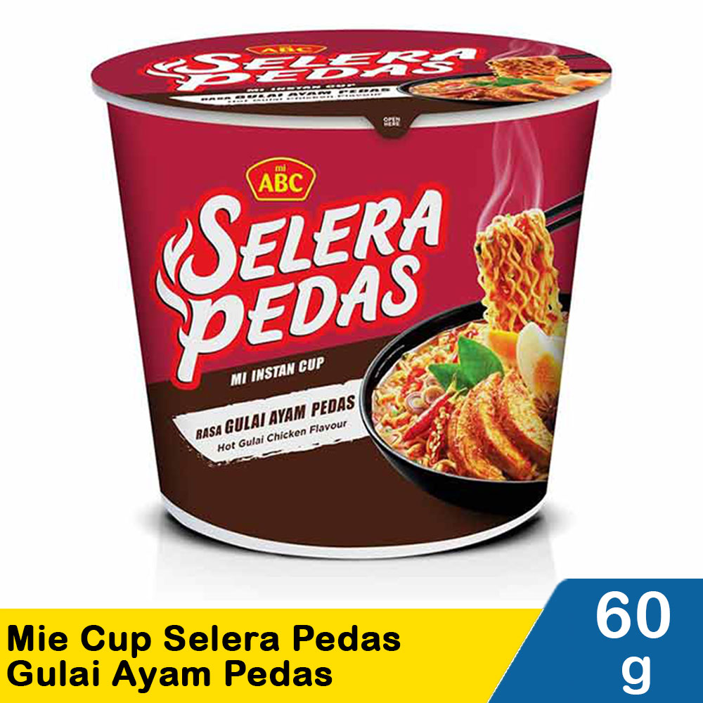 MIE CUP RASA GULAI PEDAS