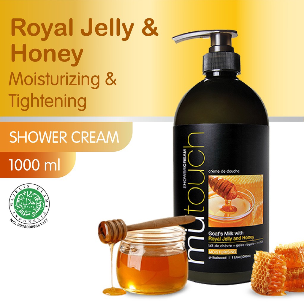 MU TOUCH GOAT'S MILK WITH ROYAL JELLY & HONEY 1L