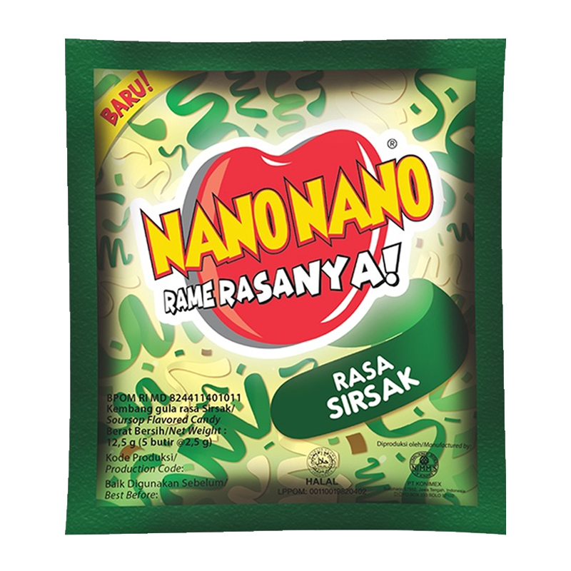 NANO-NANO PERMEN 12.5GR SIRSAK
