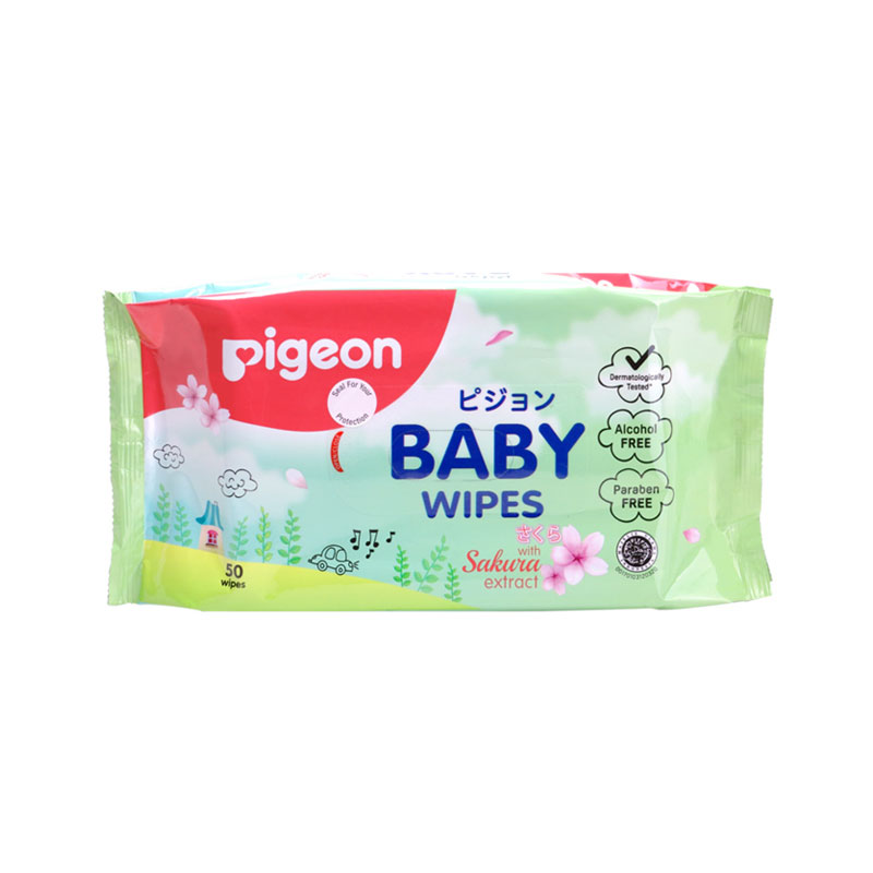 PIGEON BABY WIPES 50'S