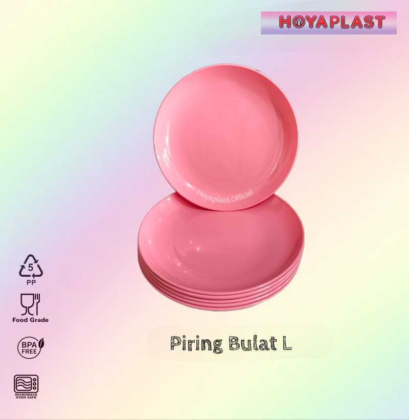 PIRING BULAT L MERAH MUDA