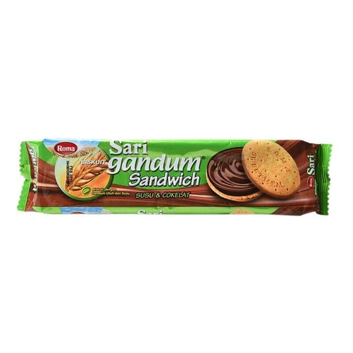 ROMA SARI GANDUM SUSU COKLAT 155g