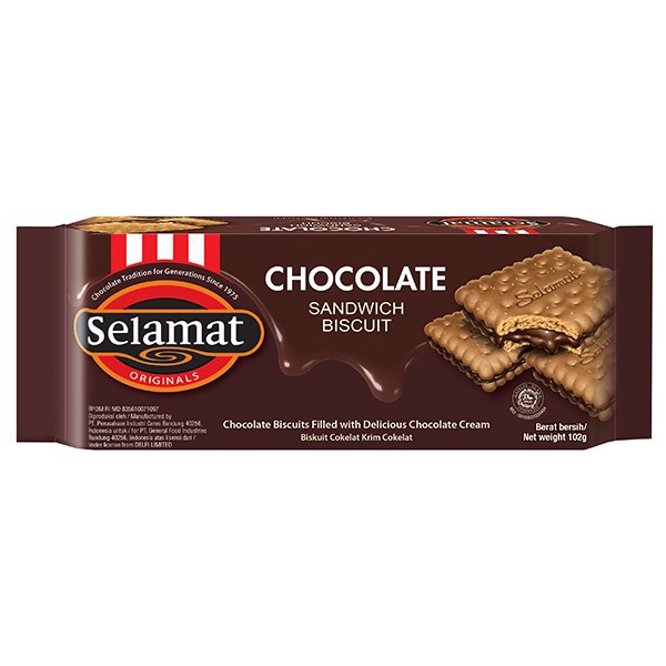 SELAMAT CHOCO BISCUIT 102g