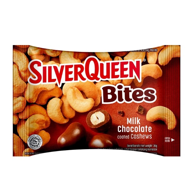 SILVERQUEEN BITES CASHEW 45g