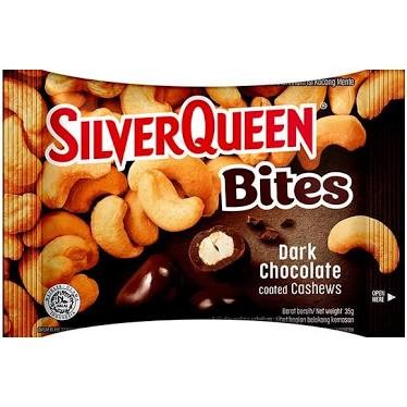 SILVERQUEEN BITES DARK 45g