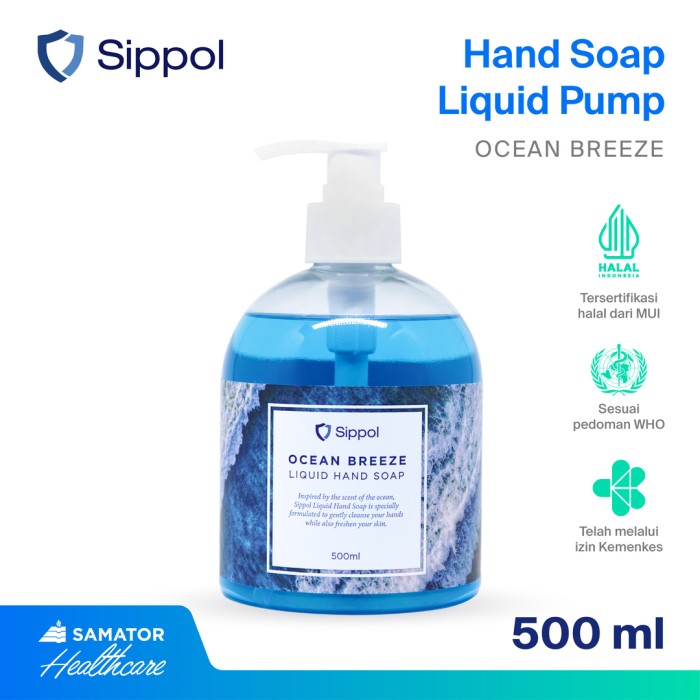 SIPPOL OCEAN BREZZE HAND SOAP 500ML