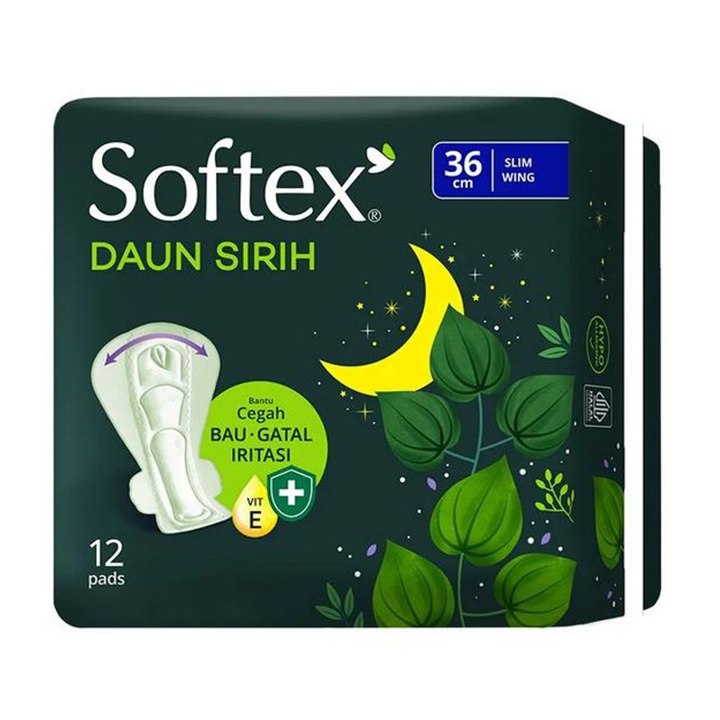 SOFTEX  DAUN SIRIH SLIM 36 CM 12'PDS