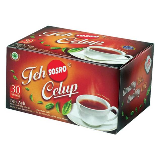 SOSRO TEH CELUP BLACKTEA 30'S