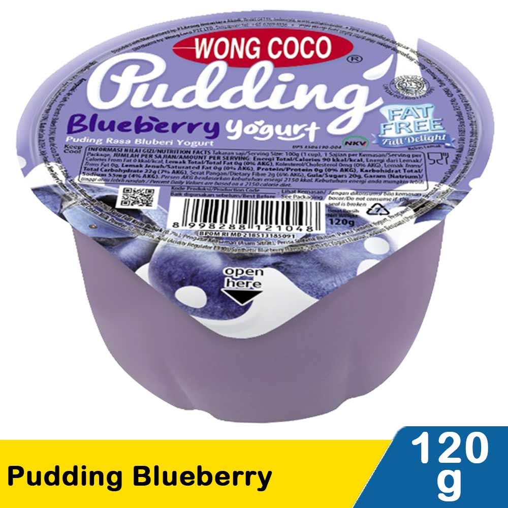 WONGCOCO PUDING BLUBERRY YOGURT 120GR