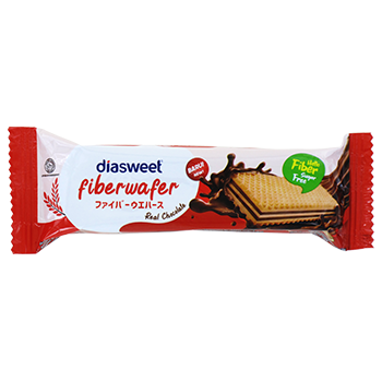 FIBER WAFER CHOCLATE 18GR