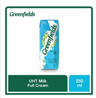 GREENFIELDS FULL CREAM 250ML