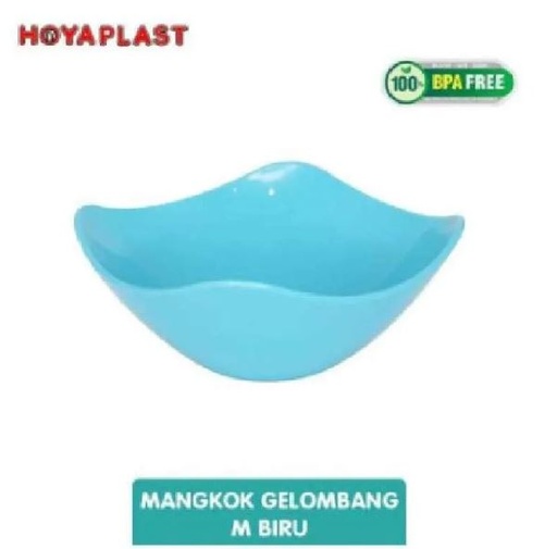 [745240219958] MANGKOK GELOMBANG M BIRU