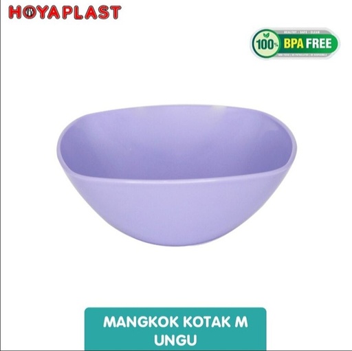 [745240219941] MANGKOK KOTAK M UNGU