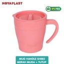 MUG HANDLE SHIBO MERAH MUDA