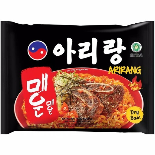 [8888327831918] NISSIN MIE ARIRANG HOT BEEF 130G