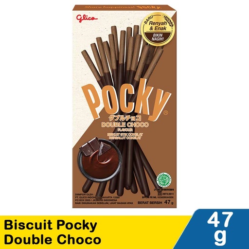 [8990044000031] POCKY DOUBLE CHOCO 47 G