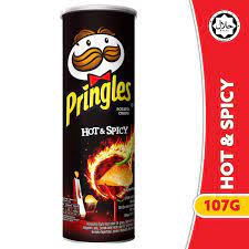 [8886467100055] PRINGLES HOT & SPICY 107G