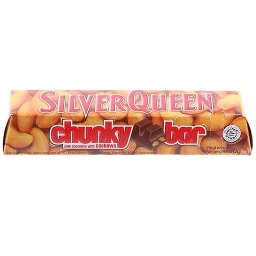 [8991001111883] SILVER QUEEN CHUNKY CASHEW 36 GR