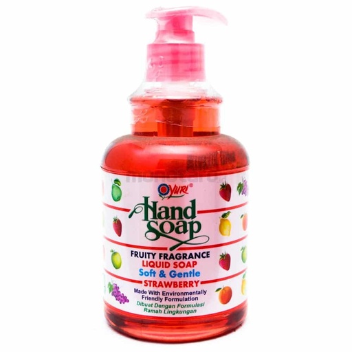 [8886030223860] YURI HAND SOAP STRAWBERRY 410ML